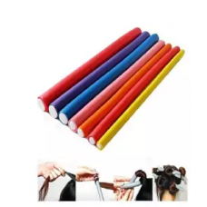 Pack Of 10 - Bendy Foam Hair Rollers - Multicolor